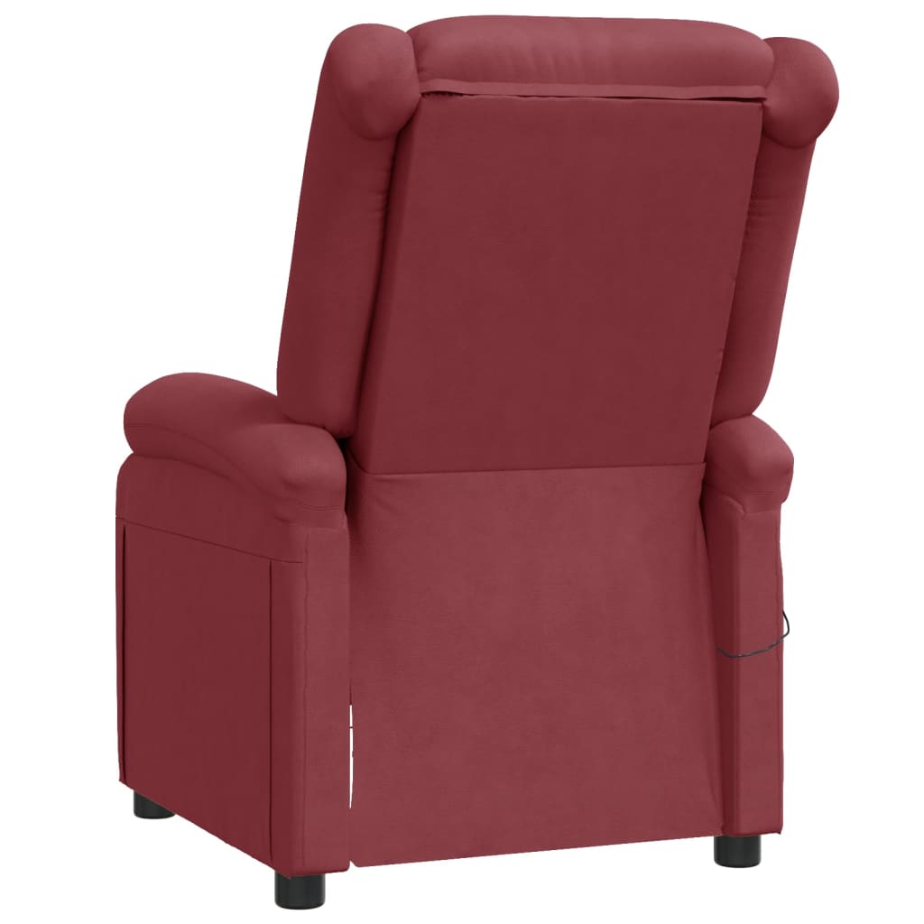 Massage Chair Adjustable Reclining Chair Theater Armchair Faux Leather